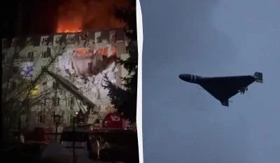 Росія масовано атакувала Одесу: дрон влучив у багатоповерхівку, є поранені (фото, відео)